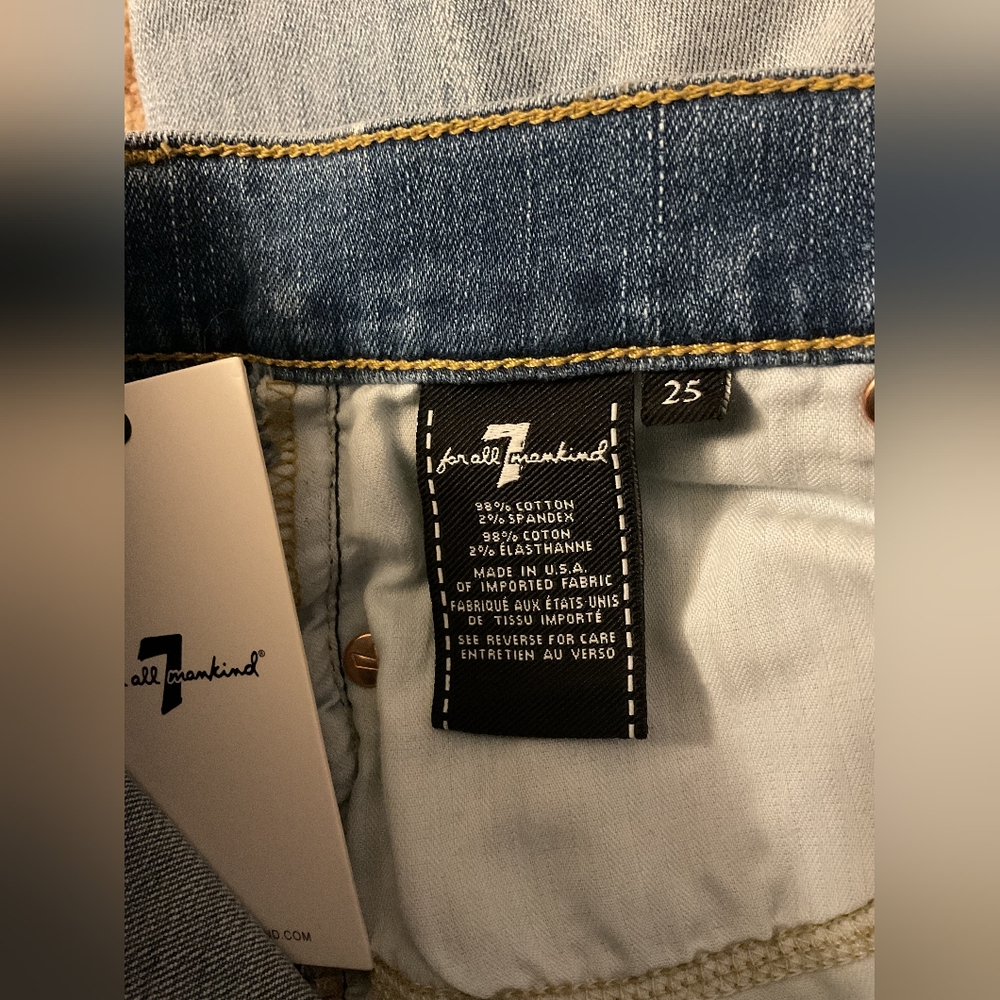7 For All Mankind NEW with Tag "The Ankle Skinny" Jeans - Picture 5 of 8